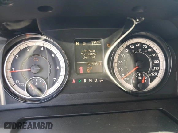 2018 Ram 1500 Big Horn with VIN 1C6RR7GG0JS155606, listed as a Copart auction lot 61600435 with 167,598 mi miles and Salvage title. Bid and sale history available at DreamBid. Image 9.