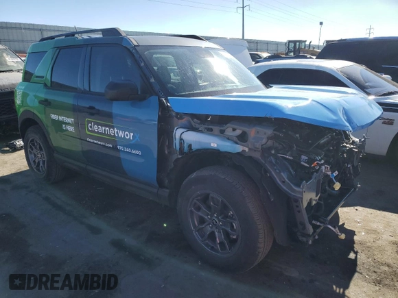 2024 Ford Bronco Sport Big Bend z VIN 3FMCR9B6XRRE58016, wystawiony jako Copart lot #87545925 z przebiegiem 2 003 mil mil oraz Szkoda całkowita • Salvage title. Historia ofert i sprzedaży dostępna na DreamBid. Obrazek 4.