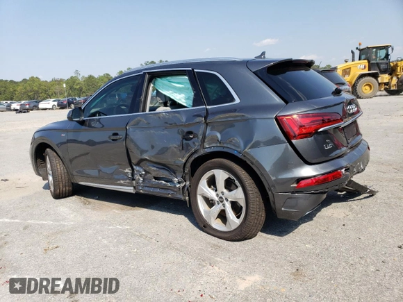 2023 Audi Q5 S line Prestige with VIN WA1FAAFY1P2196808, listed as a Copart auction lot 75560314 with 17,286 mi miles and Salvage Title. Bid and sale history available at carsss.com. Image 2.
