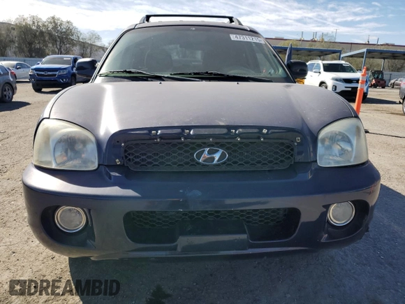 2004 Hyundai Santa Fe GLS with VIN KM8SC13D34U638743, listed as a Copart auction lot 47311215 with 194,906 mi miles and Salvage Title. Bid and sale history available at carsss.com. Image 5.
