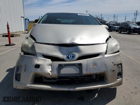 2010 Toyota Prius II with VIN JTDKN3DU1A0056510, listed as a Copart auction lot 53067255 with 251,390 mi miles and Salvage Title. Bid and sale history available at carsss.com. Image 5.
