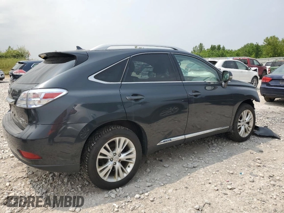 2010 Lexus RX 450h with VIN JTJBC1BA0A2405337, listed as a Copart auction lot 60196715 with 201,004 mi miles and Clean title. Bid and sale history available at DreamBid. Image 3.