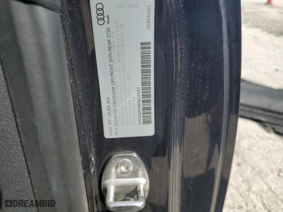 2014 Audi S5 Premium Plus with VIN WAUCGAFH8EN015557, listed as a Copart auction lot 68058844 with 158,143 mi miles and Salvage Title. Bid and sale history available at carsss.com. Image 12.