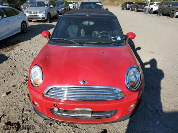 2014 MINI Cooper Convertible with VIN WMWZN3C5XET861142, listed as a Copart auction lot 75665764 with 71,208 mi miles and Salvage Title. Bid and sale history available at carsss.com. Image 5.