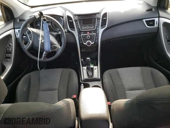 2016 Hyundai Elantra GT with VIN KMHD35LH7GU295801, listed as a Copart auction lot 68024214 with 0 mi miles and Salvage Title. Bid and sale history available at carsss.com. Image 8.
