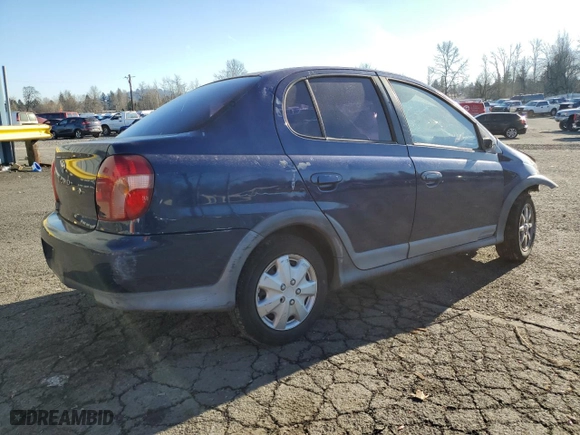 2002 Toyota ECHO with VIN JTDBT123020235840, listed as a Copart auction lot 42143085 with 225409 miles and Salvage Title. Bid and sale history available at carsss.com. Image 3.