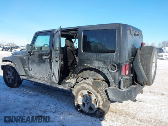 2017 Jeep Wrangler Unlimited Sport with VIN 1C4BJWDG0HL629476, listed as a IAAI auction lot 41408256 with 109,447 mi miles. Bid and sale history available at carsss.com. Image 14.