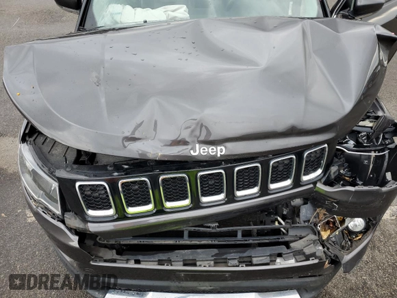 2018 Jeep Compass Limited with VIN 3C4NJDCBXJT470838, listed as a Copart auction lot 82395074 with 59,624 mi miles and Non Repairable. Bid and sale history available at DreamBid. Image 12.