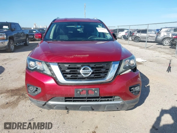 2017 Nissan Pathfinder SV with VIN 5N1DR2MMXHC650993, listed as a IAAI auction lot 41460677 with 176,033 mi miles. Bid and sale history available at carsss.com. Image 12.