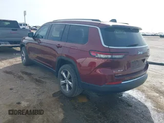 2021 Jeep Grand Cherokee Limited with VIN 1C4RJKBGXM8119742, listed as a IAAI auction lot 41839316 with 86,491 mi miles and . Bid and sale history available at DreamBid. Image 3.