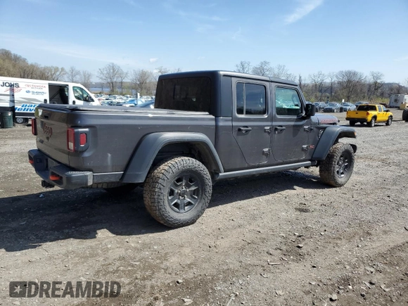 2022 Jeep Gladiator Mojave with VIN 1C6JJTEG4NL163076, listed as a Copart auction lot 53728895 with 60,192 mi miles and Salvage title. Bid and sale history available at DreamBid. Image 3.