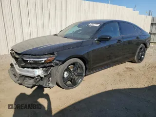 2024 Honda Accord Sport-L with VIN 1HGCY2F74RA060457, listed as a Copart auction lot 62837185 with 25,352 mi miles and Salvage title. Bid and sale history available at DreamBid. Image 1.