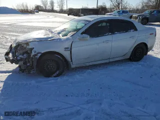 2007 Acura TL with VIN 19UUA66277A802044, listed as a Copart auction lot 41829325 with 159,850 mi miles and Salvage Title. Bid and sale history available at carsss.com. Image 1.