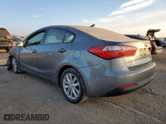2016 Kia Forte LX with VIN KNAFX4A66G5479731, listed as a Copart auction lot 87704475 with 0 mi miles and Salvage Title. Bid and sale history available at carsss.com. Image 2.