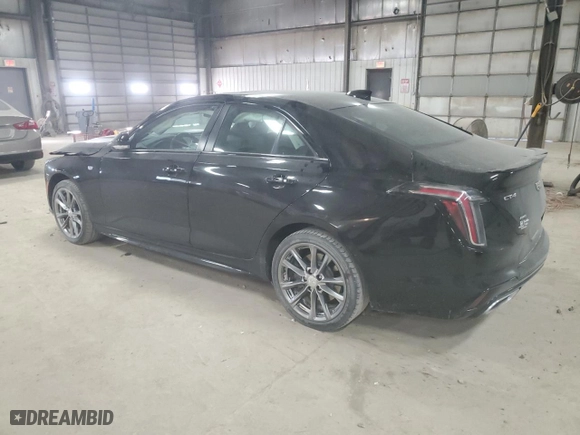2020 Cadillac CT4 Sport with VIN 1G6DG5RK6L0135294, listed as a Copart auction lot 76001364 with 49,958 mi miles and Salvage Title. Bid and sale history available at carsss.com. Image 2.
