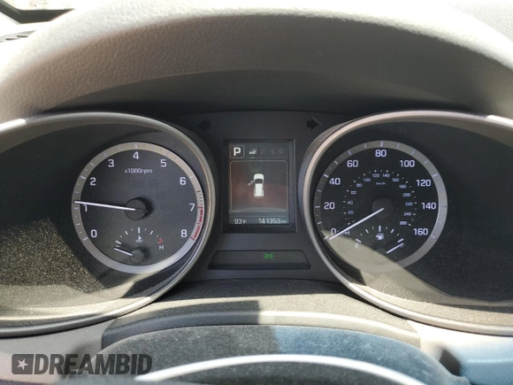 2018 Hyundai Santa Fe 2.4L with VIN 5XYZU3LB9JG563893, listed as a Copart auction lot 62058745 with 141,353 mi miles and Salvage title. Bid and sale history available at DreamBid. Image 9.