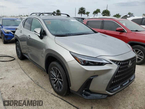 2025 Lexus NX with VIN 2T2GDCAZ1SC020425, listed as a Copart auction lot 74792664 with 252 mi miles and Non Repairable. Bid and sale history available at carsss.com. Image 4.