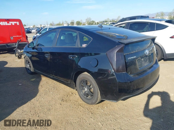 2010 Toyota Prius II with VIN JTDKN3DU9A5178258, listed as a IAAI auction lot 41850740 with 196,572 mi miles. Bid and sale history available at carsss.com. Image 3.