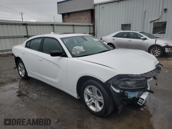 2023 Dodge Charger SXT with VIN 2C3CDXBG4PH701428, listed as a Copart auction lot 51634655 with 13,257 mi miles and Clean Title. Bid and sale history available at carsss.com. Image 4.