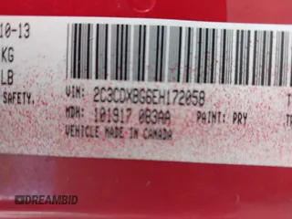 2014 Dodge Charger SE with VIN 2C3CDXBG6EH172058, listed as a IAAI auction lot 42227390 with 174,148 mi miles and . Bid and sale history available at carsss.com. Image 9.