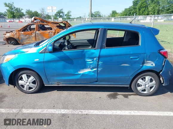 2021 Mitsubishi Mirage ES with VIN ML32AUHJ4MH002483, listed as a IAAI auction lot 42548664 with 134,915 mi miles and . Bid and sale history available at DreamBid. Image 14.