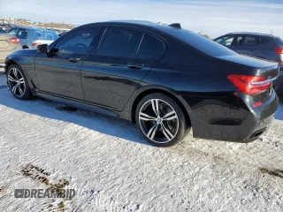 2016 BMW 7 Series 750i xDrive with VIN WBA7B0C50GG526899, listed as a Copart auction lot 46712485 with 97,985 mi miles and Salvage title. Bid and sale history available at DreamBid. Image 2.