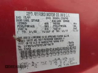 2002 Ford Explorer Sport Trac Value с VIN 1FMZU67E92UB76679, выставлен на аукционе IAAI как лот 42512512 с пробегом 274 951 миль миль и . История ставок и продаж доступна на DreamBid. Изображение 9.