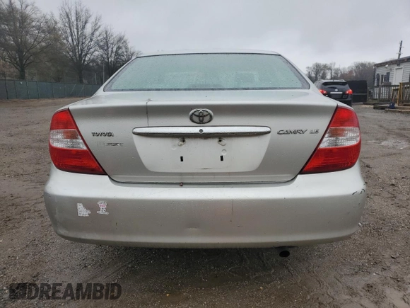 2004 Toyota Camry LE with VIN 4T1BE32K44U857264, listed as a Copart auction lot 51269215 with 169,419 mi miles and Salvage Title. Bid and sale history available at carsss.com. Image 6.