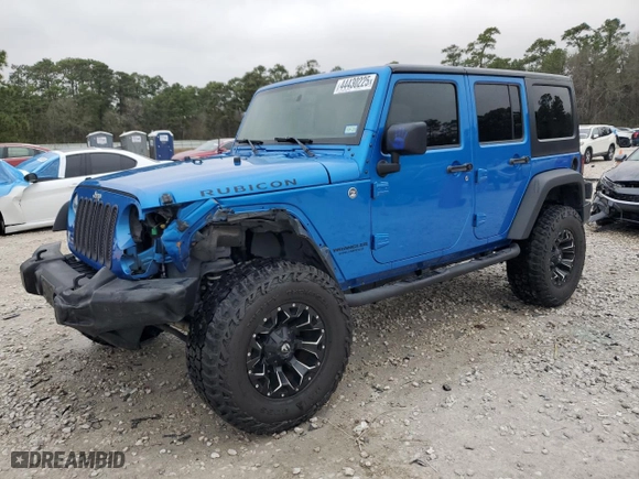 2015 Jeep Wrangler Unlimited Rubicon Hard Rock with VIN 1C4HJWFG0FL745930, listed as a Copart auction lot 44430225 with 92,366 mi miles and Clean Title. Bid and sale history available at carsss.com. Image 1.