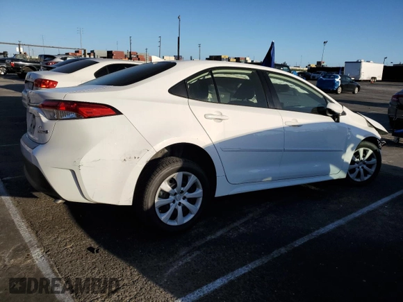 2023 Toyota Corolla Hybrid LE with VIN JTDBCMFE8PJ007549, listed as a Copart auction lot 47654805 with 0 mi miles and Salvage Title. Bid and sale history available at carsss.com. Image 3.
