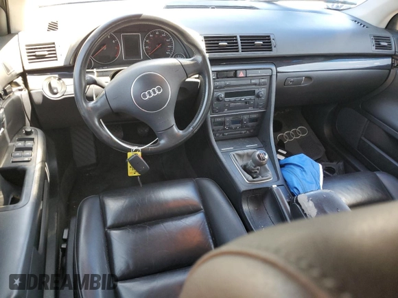 2003 Audi A4 1.8T z VIN WAUJC68E73A377743, wystawiony jako Copart lot #58604895 z przebiegiem 157 497 mil mil oraz Czysty tytuł • Clean title. Historia ofert i sprzedaży dostępna na DreamBid. Obrazek 8.