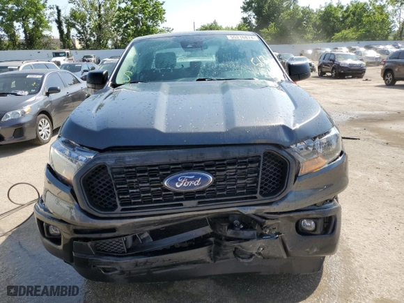 2019 Ford Ranger XL with VIN 1FTER4EH2KLA71056, listed as a Copart auction lot 55216874 with 57,375 mi miles and Salvage Title. Bid and sale history available at carsss.com. Image 5.