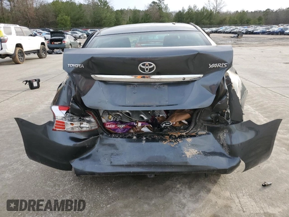 2008 Toyota Yaris with VIN JTDBT923781287709, listed as a Copart auction lot 45084055 with 180,016 mi miles and Salvage Title. Bid and sale history available at carsss.com. Image 6.