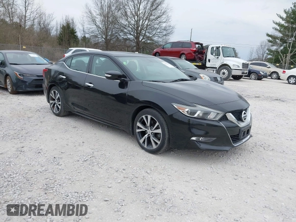 2017 Nissan Maxima SV with VIN 1N4AA6AP4HC421462, listed as a IAAI auction lot 41729354 with 82,910 mi miles and . Bid and sale history available at DreamBid. Image 1.
