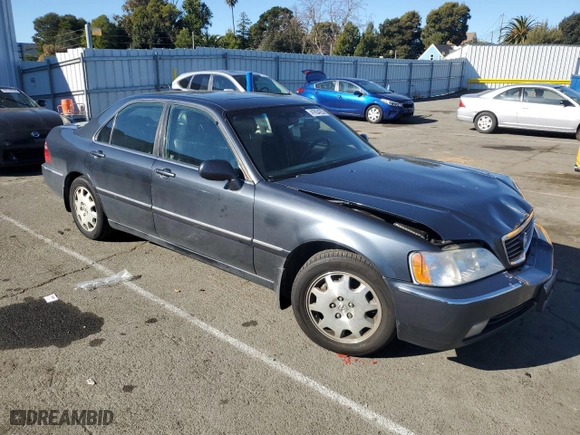 2004 Acura RL w/Navigation System with VIN JH4KA96604C000993, listed as a Copart auction lot 41854255 with NaN miles and Salvage Title. Bid and sale history available at carsss.com. Image 4.