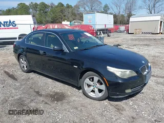2008 BMW 5 Series 528xi with VIN WBANV13548BZ47995, listed as a IAAI auction lot 41761470 with 174,114 mi miles. Bid and sale history available at carsss.com. Image 1.