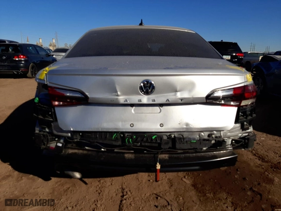 2020 Volkswagen Passat 2.0T SE with VIN 1VWWA7A38LC024619, listed as a Copart auction lot 40283213 with 28,860 mi miles. Bid and sale history available at carsss.com. Image 6.