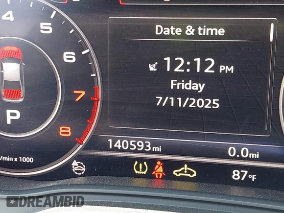 2017 Audi A4 with VIN WAUFNBF41HA048644, listed as a IAAI auction lot 42712473 with 140,593 mi miles and . Bid and sale history available at DreamBid. Image 15.
