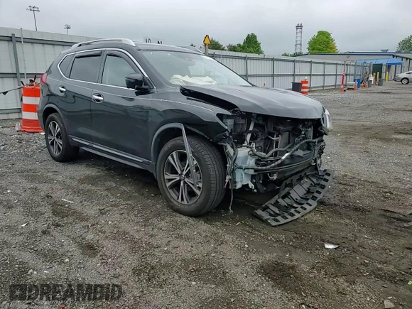 2017 Nissan Rogue SL with VIN JN8AT2MV6HW283644, listed as a Copart auction lot 55781785 with 90,233 mi miles and Salvage title. Bid and sale history available at DreamBid. Image 14.