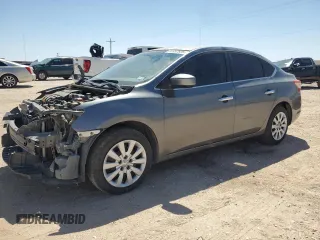 2015 Nissan Sentra S with VIN 3N1AB7AP9FY383859, listed as a Copart auction lot 51037825 with 143,218 mi miles and Salvage Title. Bid and sale history available at carsss.com. Image 1.