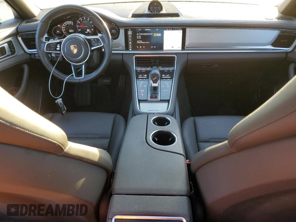 2017 Porsche Panamera with VIN WP0AA2A79HL100858, listed as a Copart auction lot 76724924 with 37,013 mi miles and Salvage title. Bid and sale history available at DreamBid. Image 8.