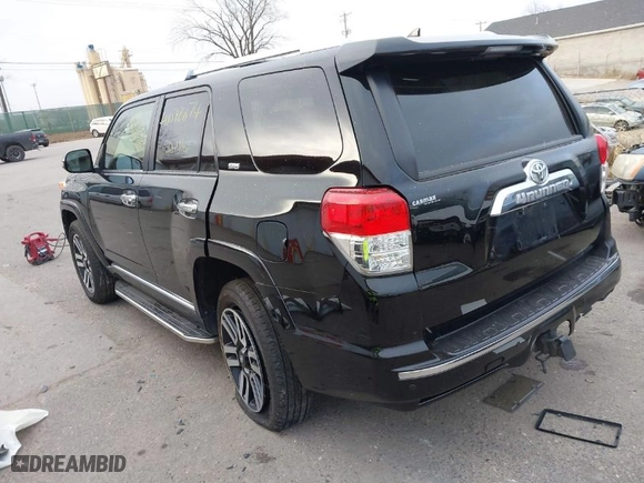 2012 Toyota 4Runner SR5 with VIN JTEBU5JR4C5108163, listed as a IAAI auction lot 41072874 with 165,564 mi miles. Bid and sale history available at carsss.com. Image 3.