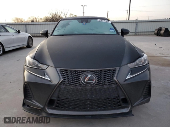 2020 Lexus IS with VIN JTHGZ1B25L5036118, listed as a Copart auction lot 49970995 with 78,321 mi miles and Salvage Title. Bid and sale history available at carsss.com. Image 5.