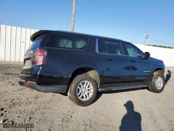 2021 Chevrolet Suburban LT with VIN 1GNSCCKD2MR241472, listed as a Copart auction lot 87280424 with 83,346 mi miles and Salvage Title. Bid and sale history available at carsss.com. Image 3.