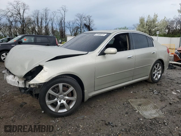 2006 Infiniti G35 with VIN JNKCV51F06M616098, listed as a Copart auction lot 51480515 with 122,212 mi miles and Salvage Title. Bid and sale history available at carsss.com. Image 1.