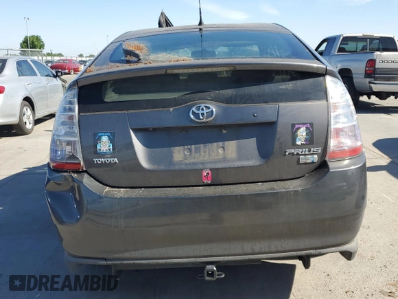 2007 Toyota Prius with VIN JTDKB20U773223808, listed as a Copart auction lot 55822455 with Not Provided miles and Clean Title. Bid and sale history available at carsss.com. Image 6.