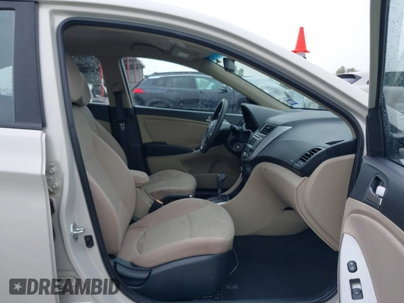 2017 Hyundai Accent SE with VIN KMHCT4AE4HU251822, listed as a IAAI auction lot 41967348 with 88,303 mi miles. Bid and sale history available at carsss.com. Image 5.