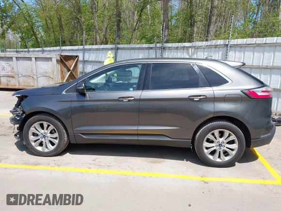 2020 Ford Edge Titanium with VIN 2FMPK4K96LBA56972, listed as a IAAI auction lot 42246224 with 109,463 mi miles and . Bid and sale history available at DreamBid. Image 15.