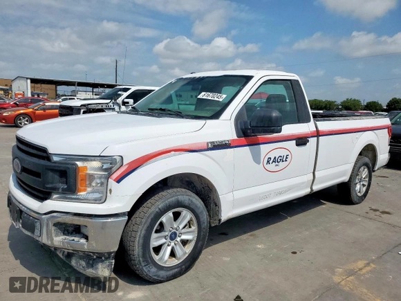 2018 Ford F-150 XL with VIN 1FTMF1CB1JKC08140, listed as a Copart auction lot 61670245 with 102,978 mi miles and Clean title. Bid and sale history available at DreamBid. Image 1.