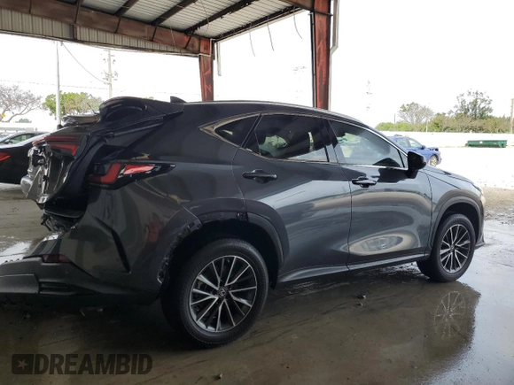 2023 Lexus NX with VIN JTJGDCAZ7P5012321, listed as a Copart auction lot 73425614 with 14,226 mi miles and Salvage Title. Bid and sale history available at carsss.com. Image 3.